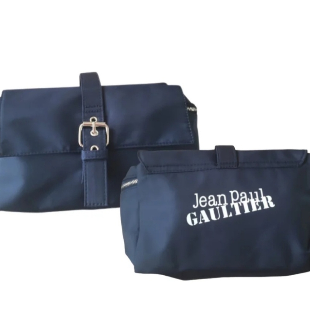 Jean Paul Gaultier | Navy blue toiletry / make up bag